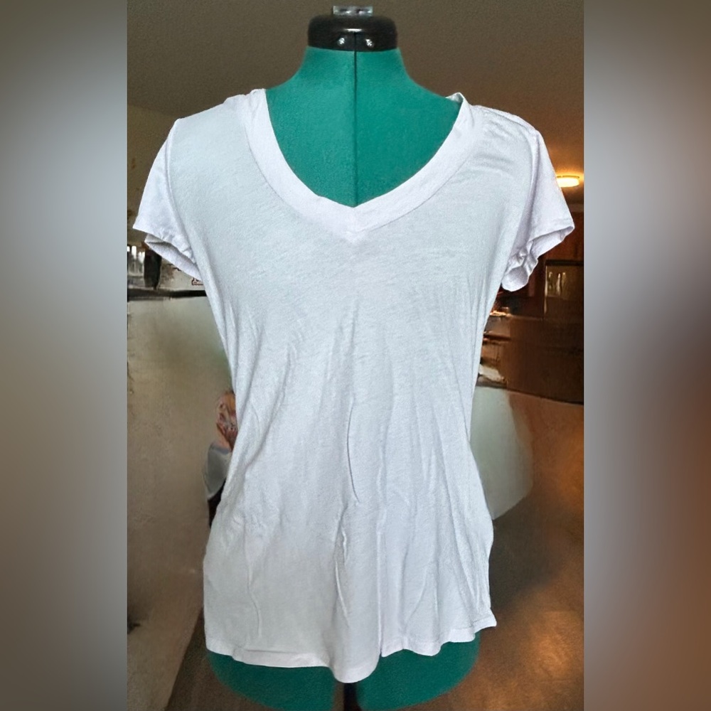 James Perse Lilac V-Neck Women's Top